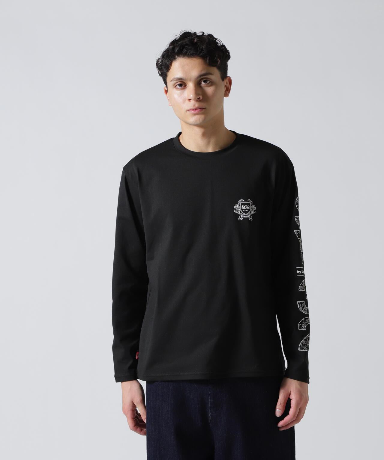 SY32 by SWEET YEARS NEO SHIELD LOGO 長袖T恤