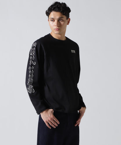 SY32 by SWEET YEARS RAGLAN SLEEVE CROSS L/S TE T恤