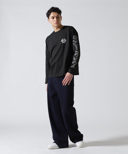 SY32 by SWEET YEARS NEO SHIELD LOGO 長袖T恤