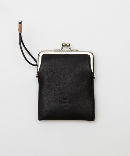 SHRINK LEATHER GAMAGUCHI 皺紋皮革方形錢包