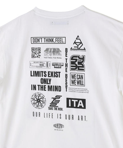 SY32 by SWEET YEARS MULTI LOGO L/S TEE 多Logo長袖T恤