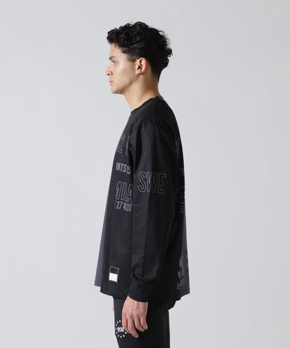 SY32 by SWEET YEARS GRADATION LOGO 長袖T恤