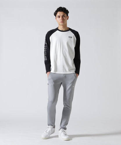 SY32 by SWEET YEARS RAGLAN SLEEVE CROSS L/S TE T恤