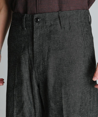 結粒牛仔 NEP DENIM RAW TROUSERS 褲子