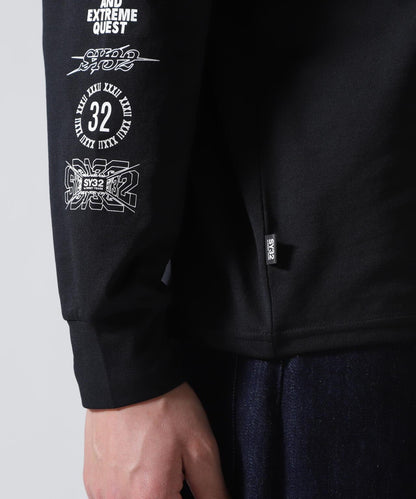 SY32 by SWEET YEARS MULTI LOGO L/S TEE 多Logo長袖T恤