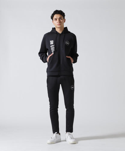 SY32 by SWEET YEARS DOUBLE KNIT MULTI LOGO ZIP 雙面針織 多標設計 拉鍊上衣