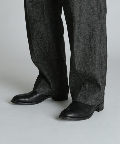 結粒牛仔 NEP DENIM RAW TROUSERS 褲子