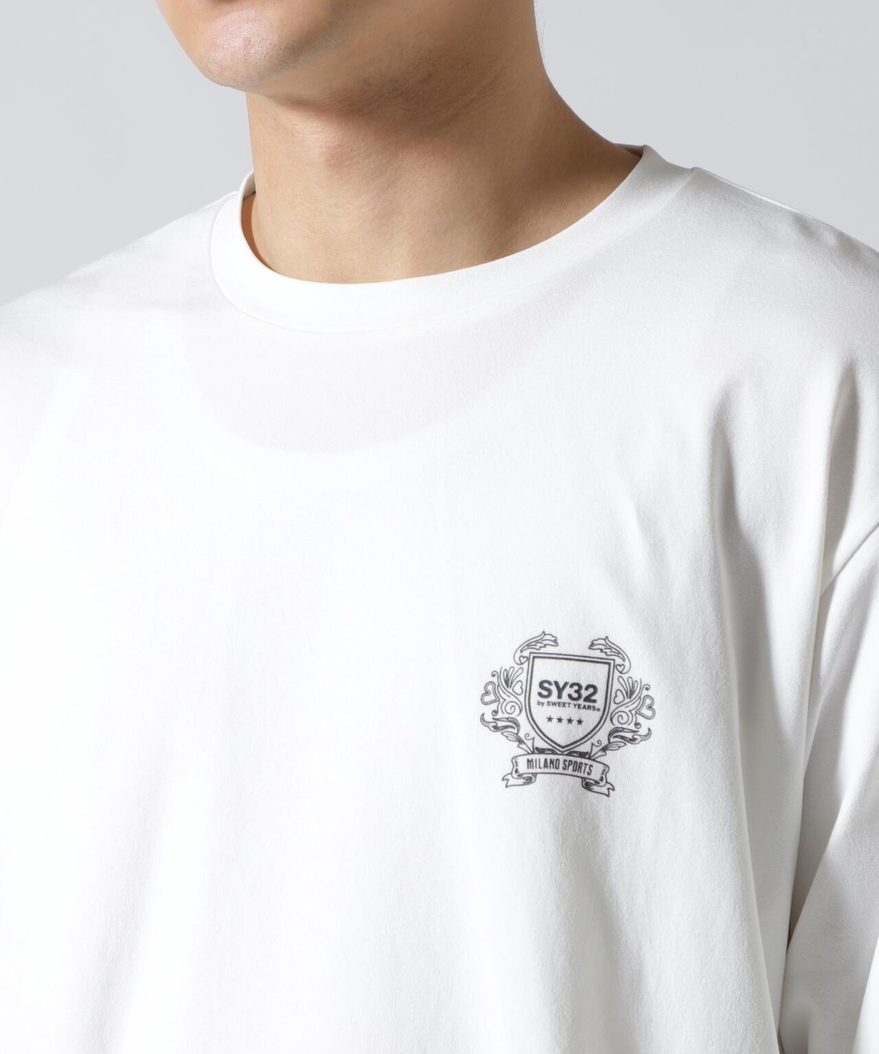 SY32 by SWEET YEARS NEO SHIELD LOGO 長袖T恤