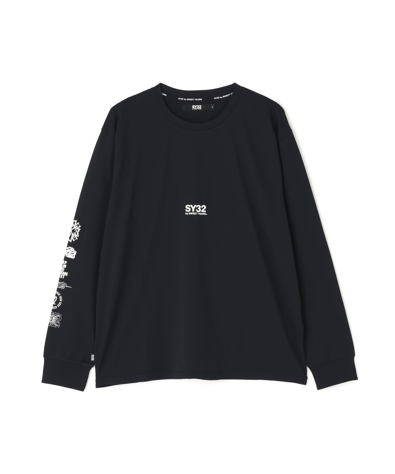 SY32 by SWEET YEARS MULTI LOGO L/S TEE 多Logo長袖T恤