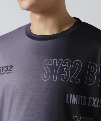 SY32 by SWEET YEARS GRADATION LOGO 長袖T恤