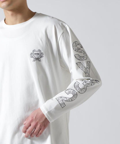 SY32 by SWEET YEARS NEO SHIELD LOGO 長袖T恤