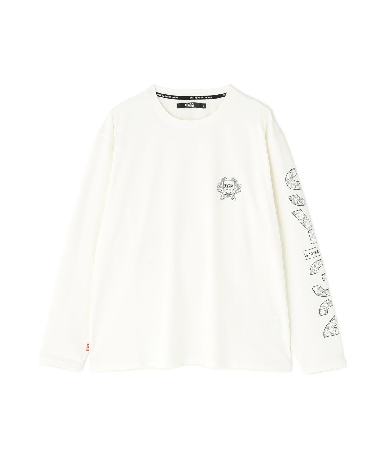 SY32 by SWEET YEARS NEO SHIELD LOGO 長袖T恤