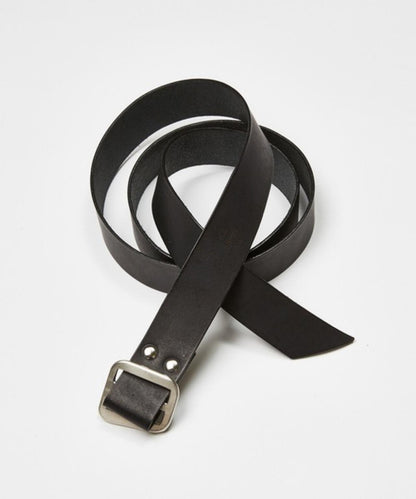 20/80 COW LEATHER TAPE BELT WITH BRASS BUCKLE 腰帶