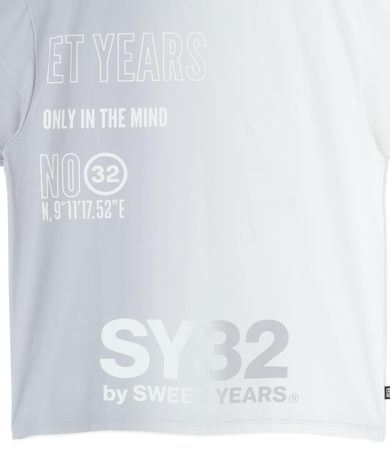 SY32 by SWEET YEARS GRADATION LOGO 長袖T恤