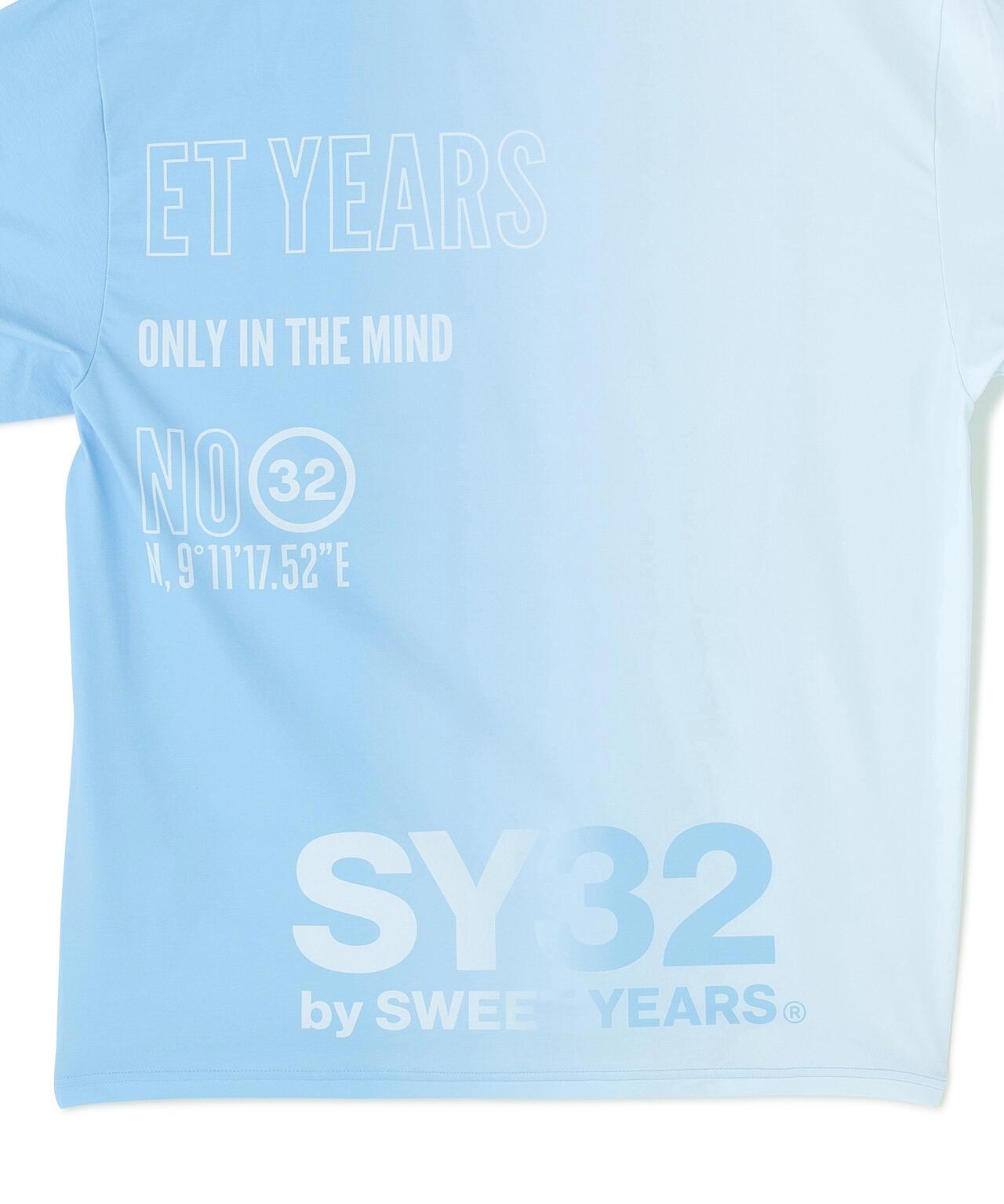 SY32 by SWEET YEARS GRADATION LOGO 長袖T恤