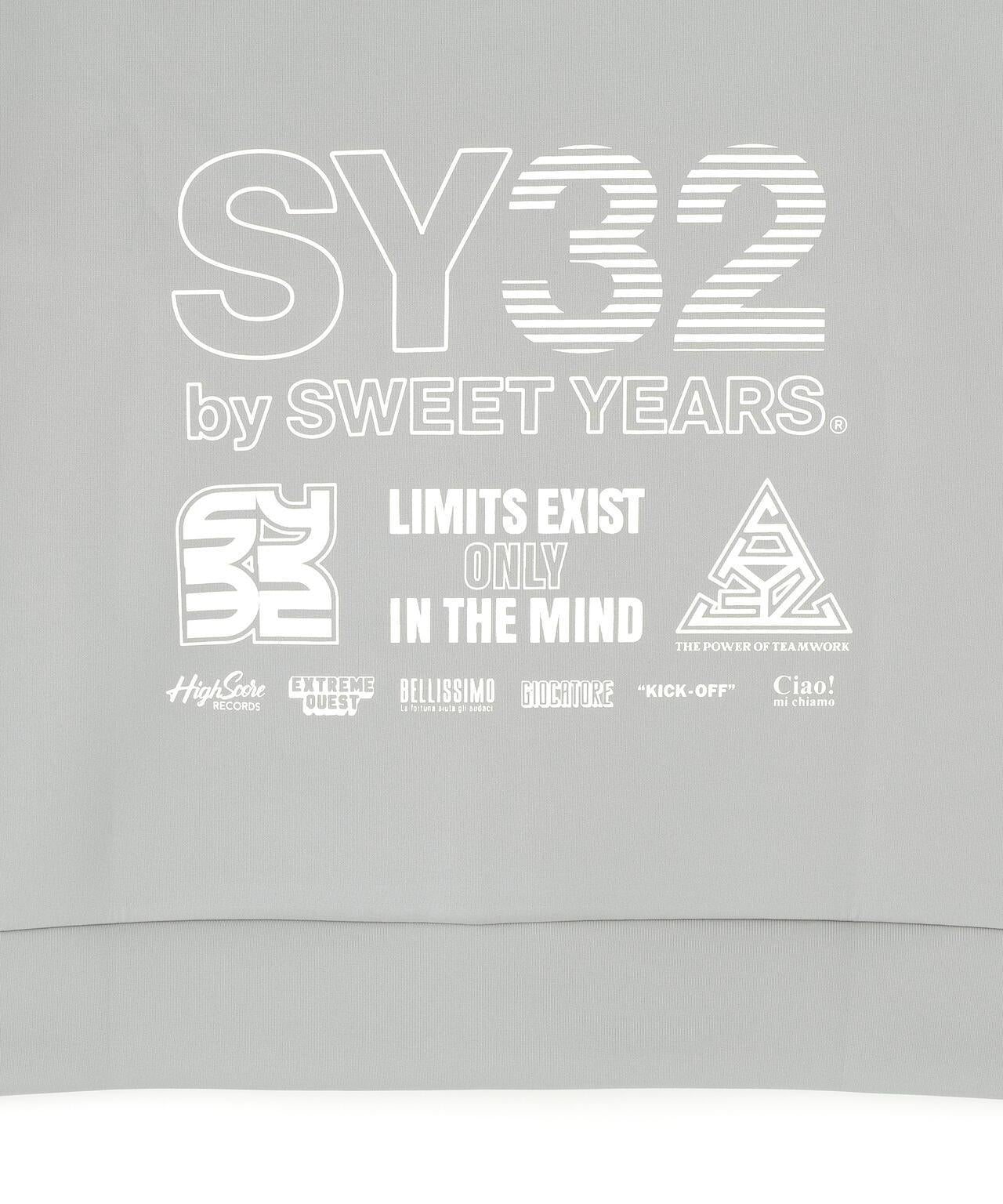 SY32 by SWEET YEARS DOUBLE KNIT MULTI LOGO ZIP 雙面針織 多標設計 拉鍊上衣