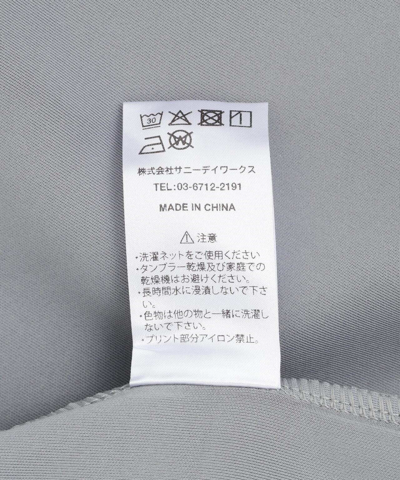 SY32 by SWEET YEARS DOUBLE KNIT MULTI LOGO ZIP 雙面針織 多標設計 拉鍊上衣