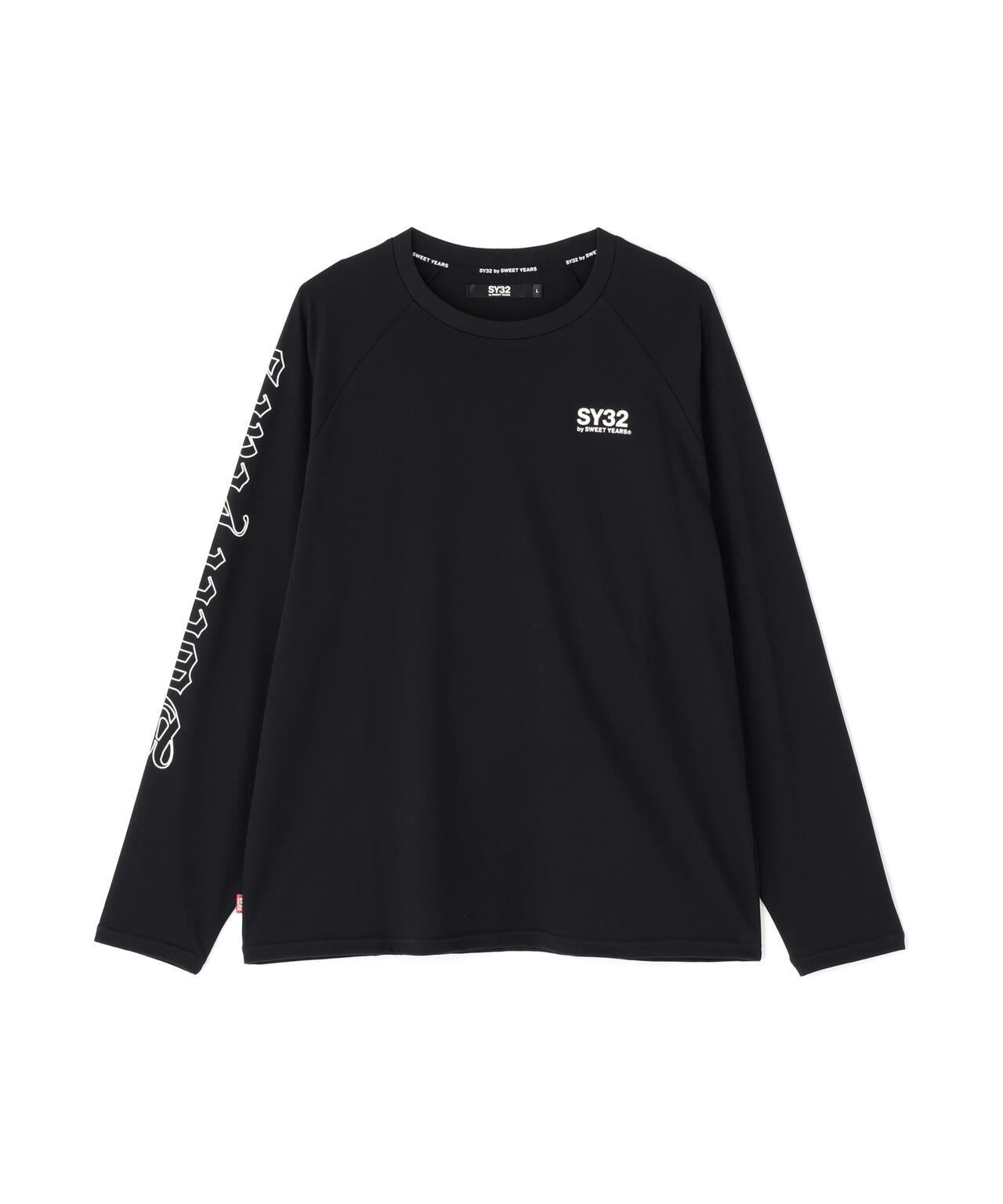 SY32 by SWEET YEARS RAGLAN SLEEVE CROSS L/S TE T恤