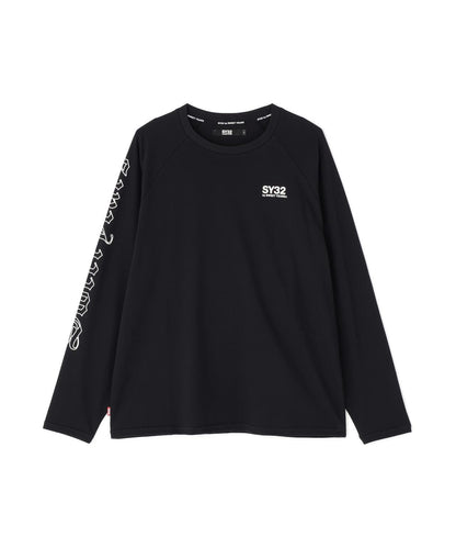 SY32 by SWEET YEARS RAGLAN SLEEVE CROSS L/S TE T恤