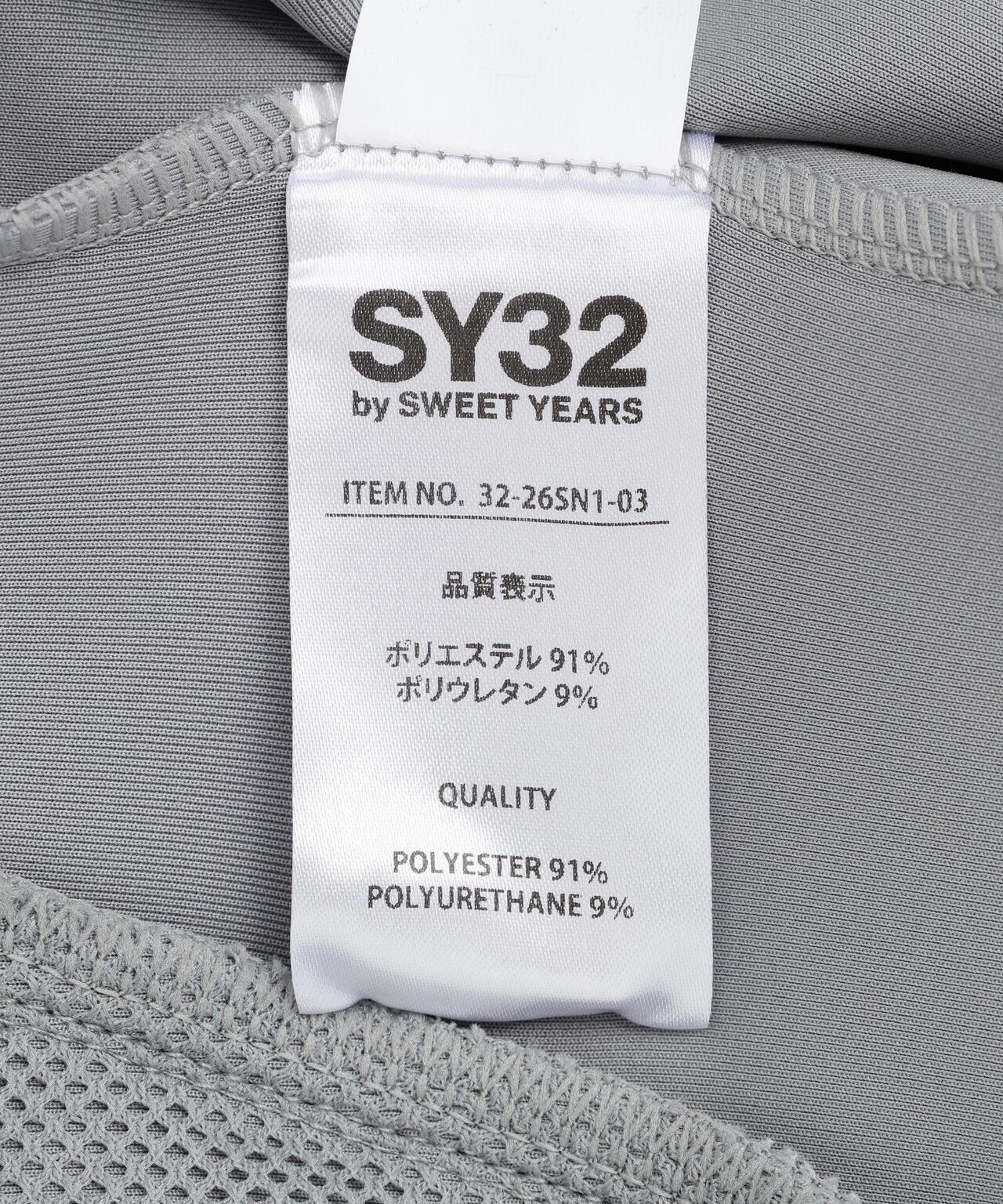 SY32 by SWEET YEARS DOUBLE KNIT MULTI LOGO ZIP 雙面針織 多標設計 拉鍊上衣