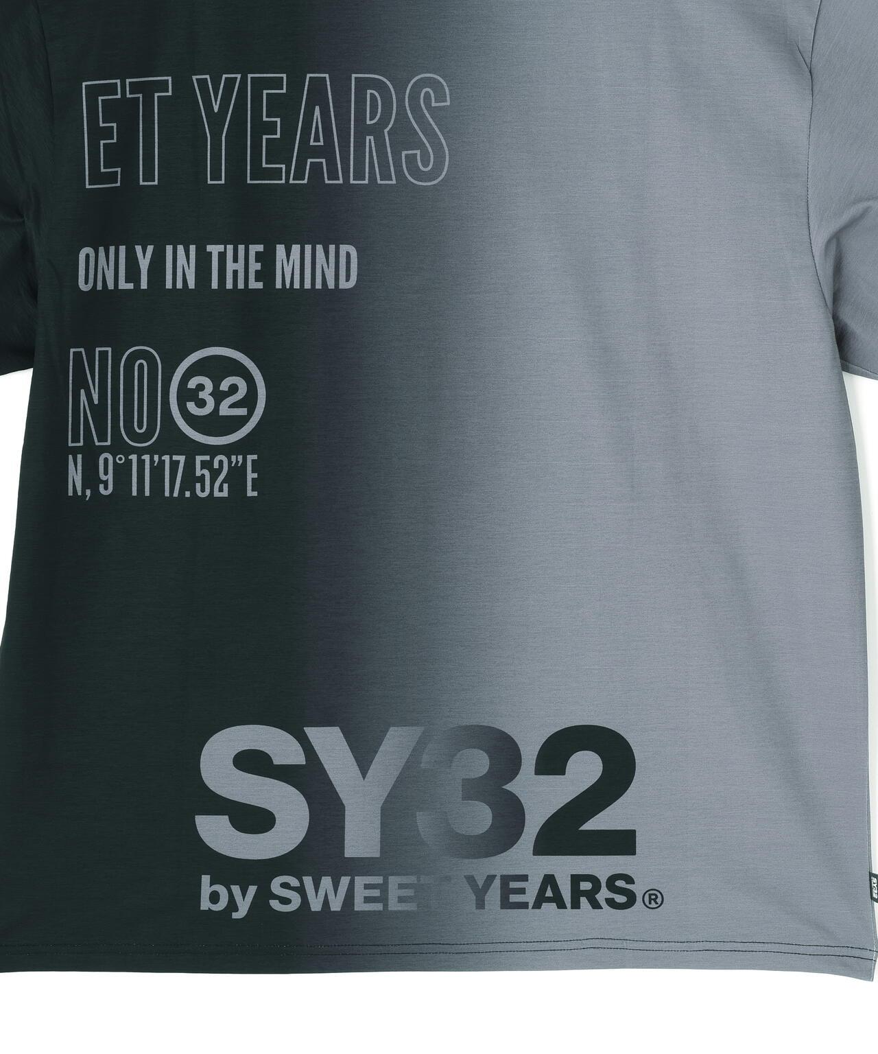 SY32 by SWEET YEARS GRADATION LOGO 長袖T恤