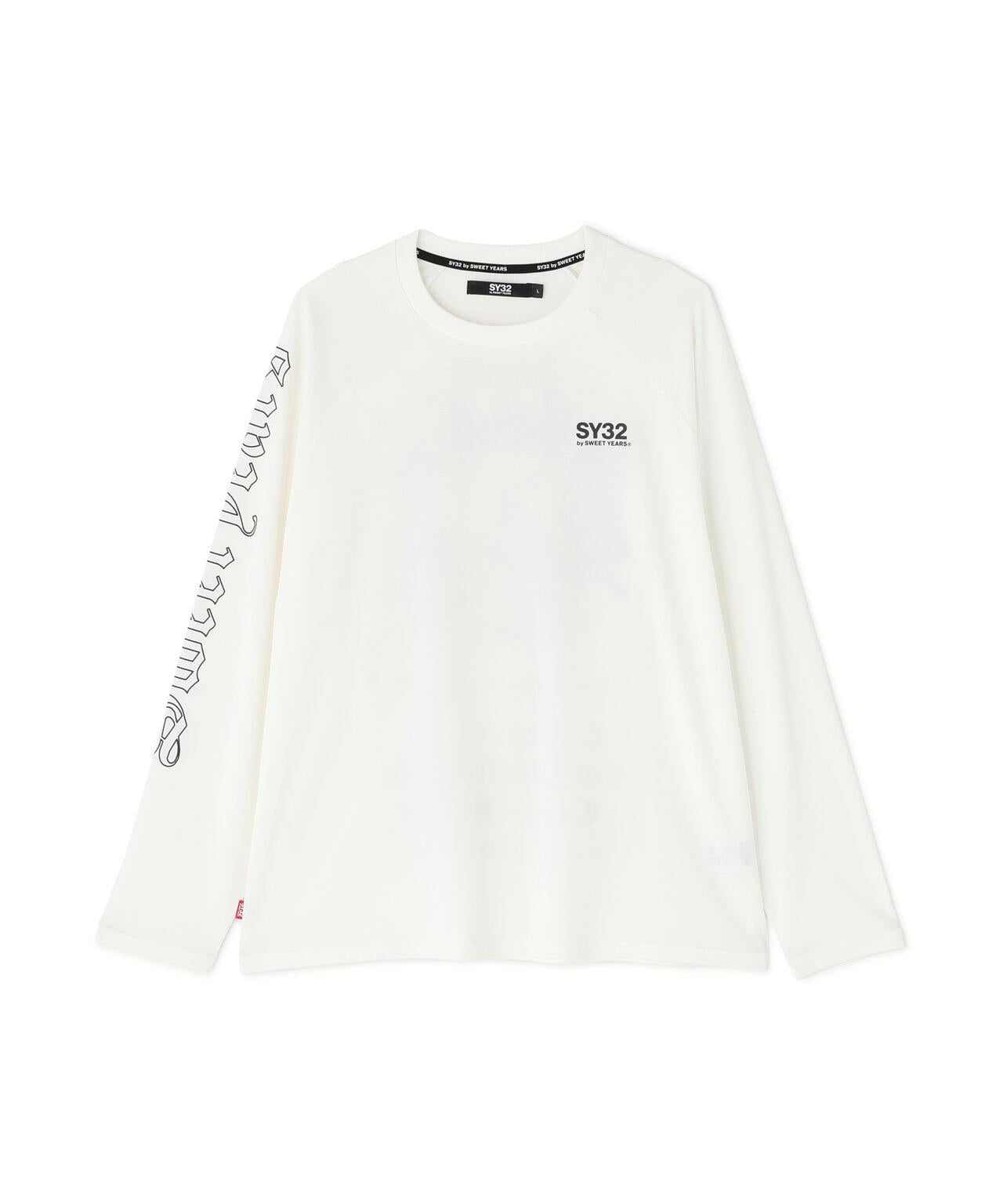 SY32 by SWEET YEARS RAGLAN SLEEVE CROSS L/S TE T恤
