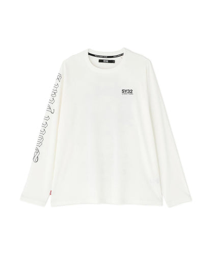SY32 by SWEET YEARS RAGLAN SLEEVE CROSS L/S TE T恤