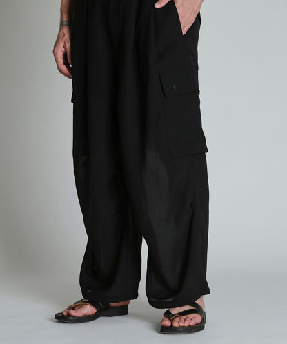 CHIFFON CARGO PANTS 雪紡工裝褲