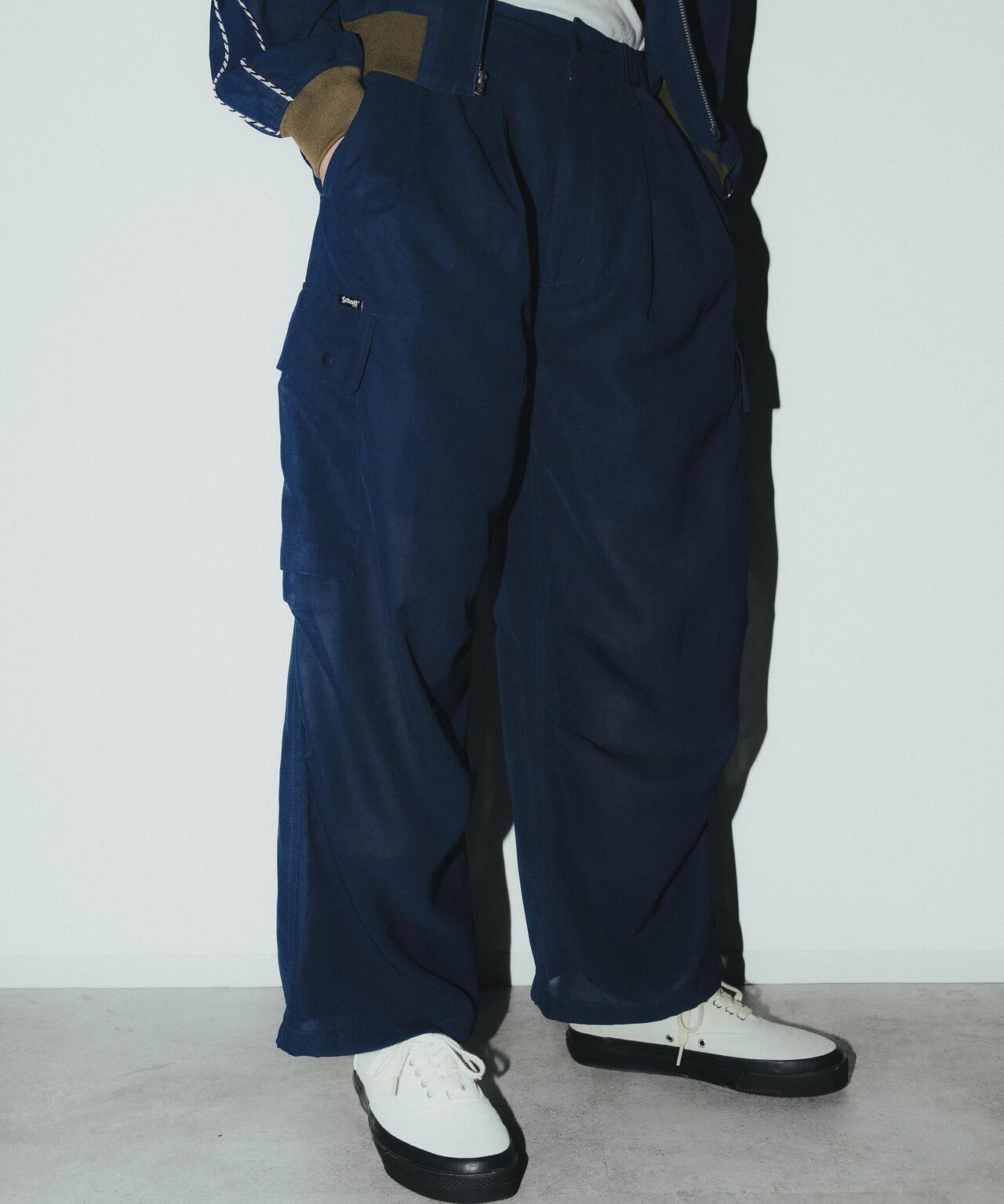 CHIFFON CARGO PANTS 雪紡工裝褲