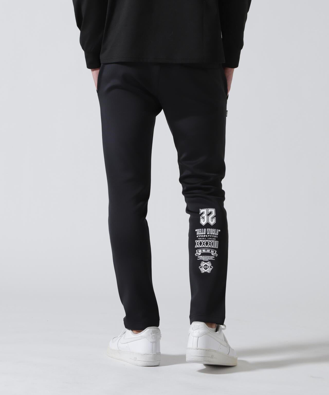 雙層針織 哥特字母LOGO 褲子 DOUBLE KNIT GOTHIC LOGO PA