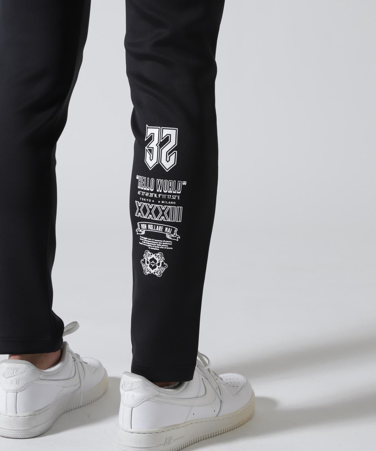 雙層針織 哥特字母LOGO 褲子 DOUBLE KNIT GOTHIC LOGO PA