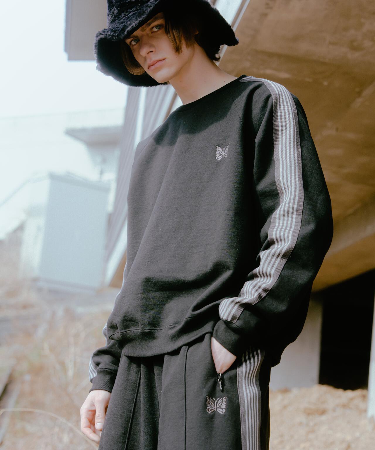 TRACK CREW NECK - COTTON JERSEY 圓領棉質上衣