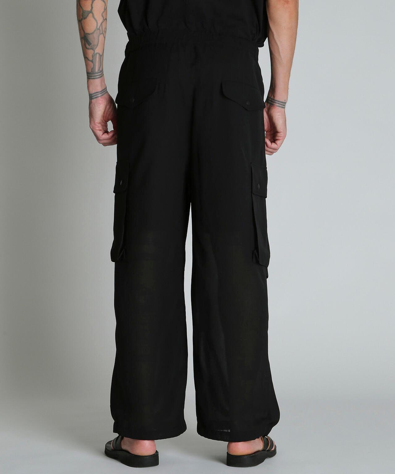 CHIFFON CARGO PANTS 雪紡工裝褲