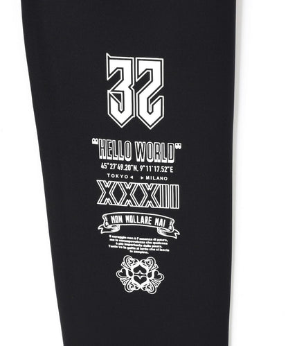 雙層針織 哥特字母LOGO 褲子 DOUBLE KNIT GOTHIC LOGO PA