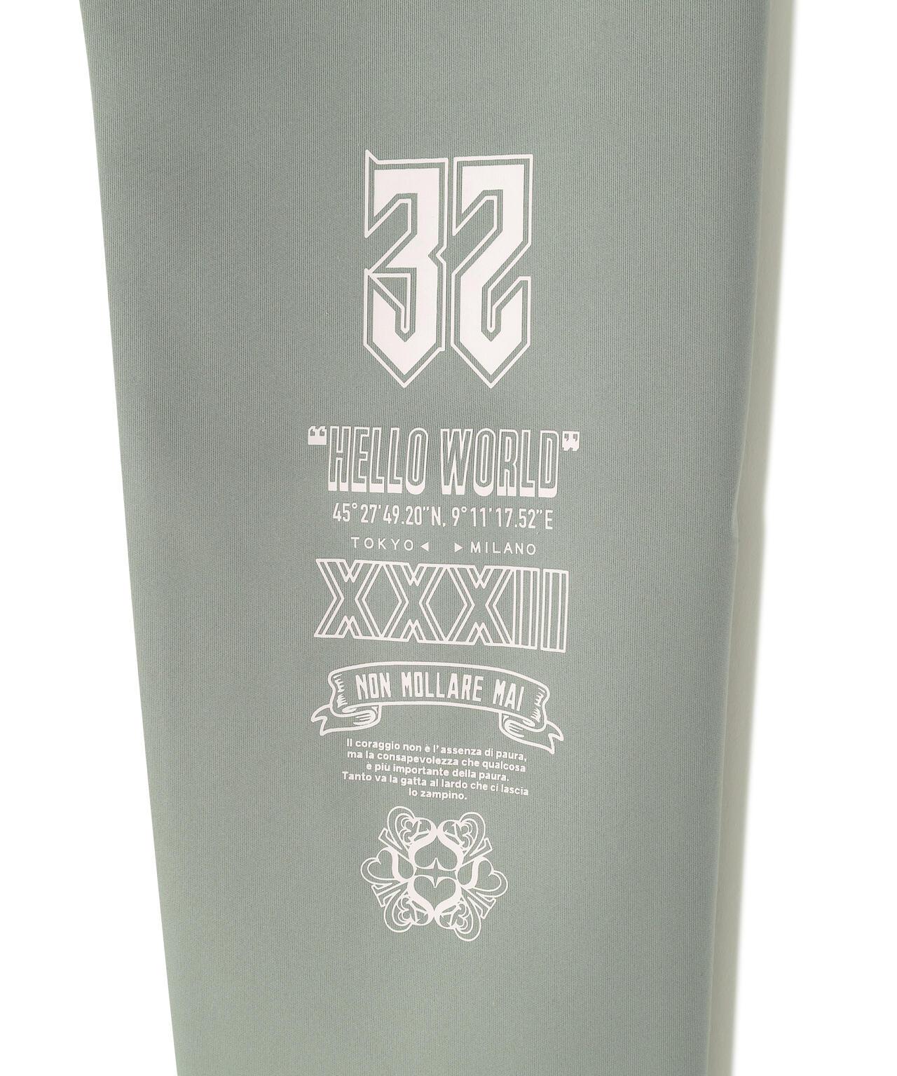 雙層針織 哥特字母LOGO 褲子 DOUBLE KNIT GOTHIC LOGO PA