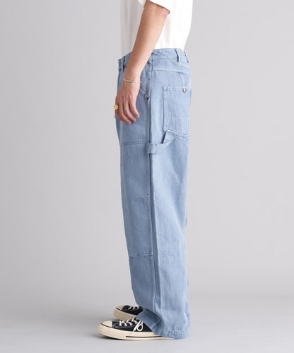 HEMP WASHED DOUBLE KNEE 褲子