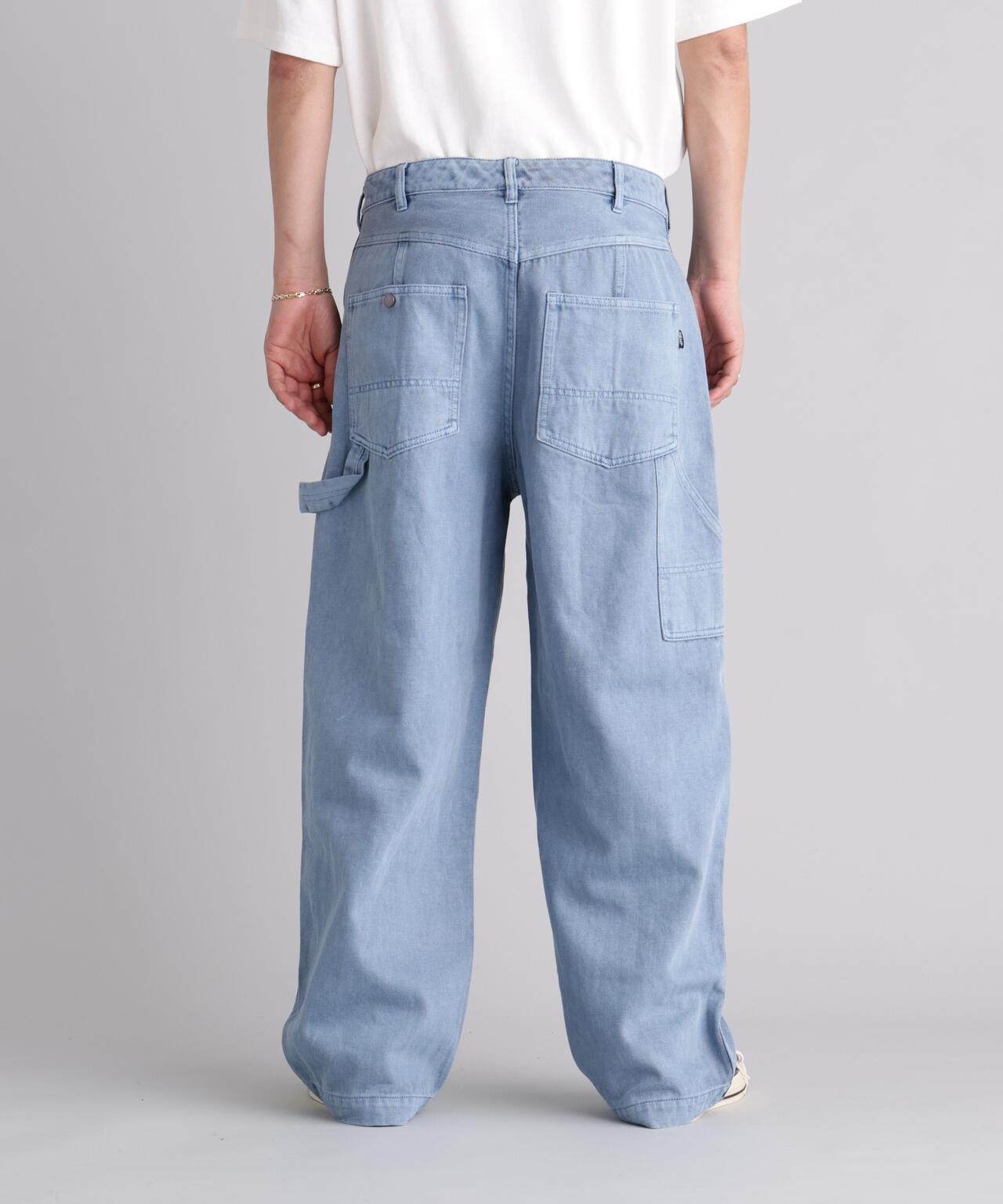 HEMP WASHED DOUBLE KNEE 褲子