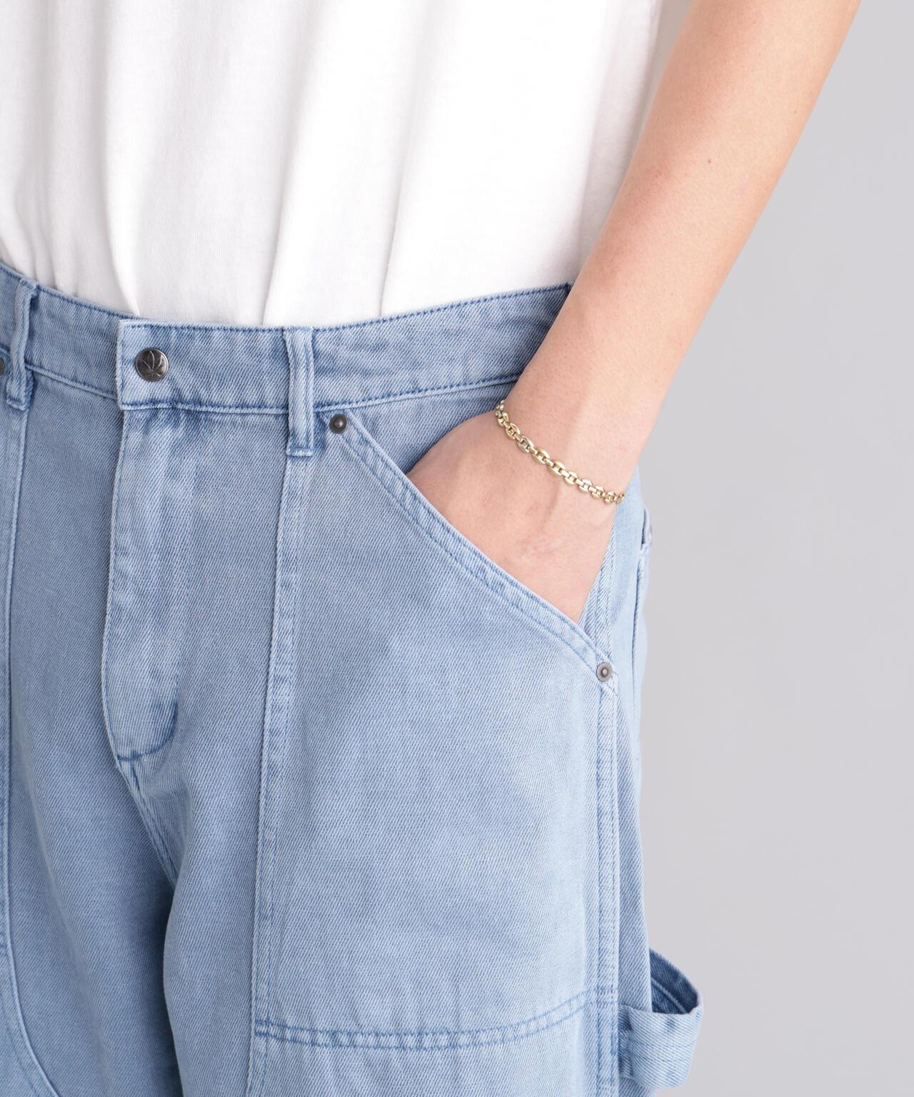 HEMP WASHED DOUBLE KNEE 褲子