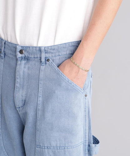 HEMP WASHED DOUBLE KNEE 褲子