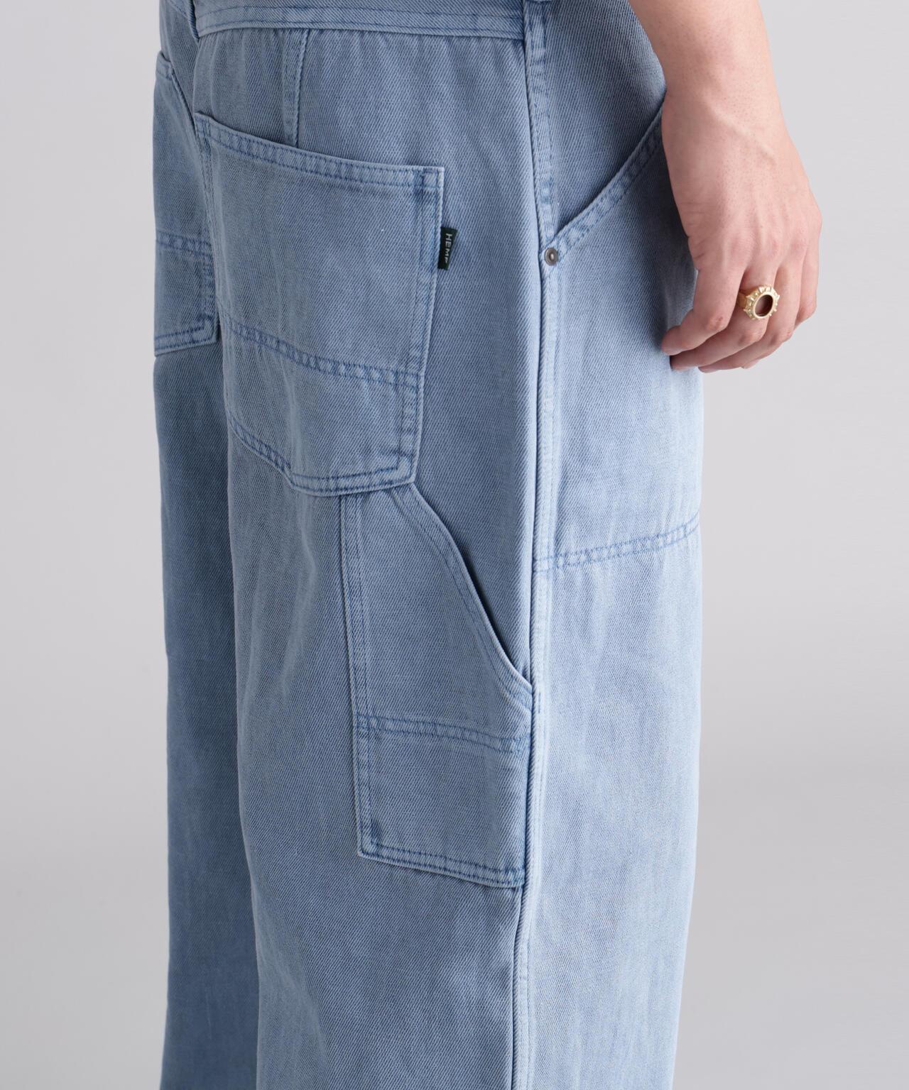 HEMP WASHED DOUBLE KNEE 褲子