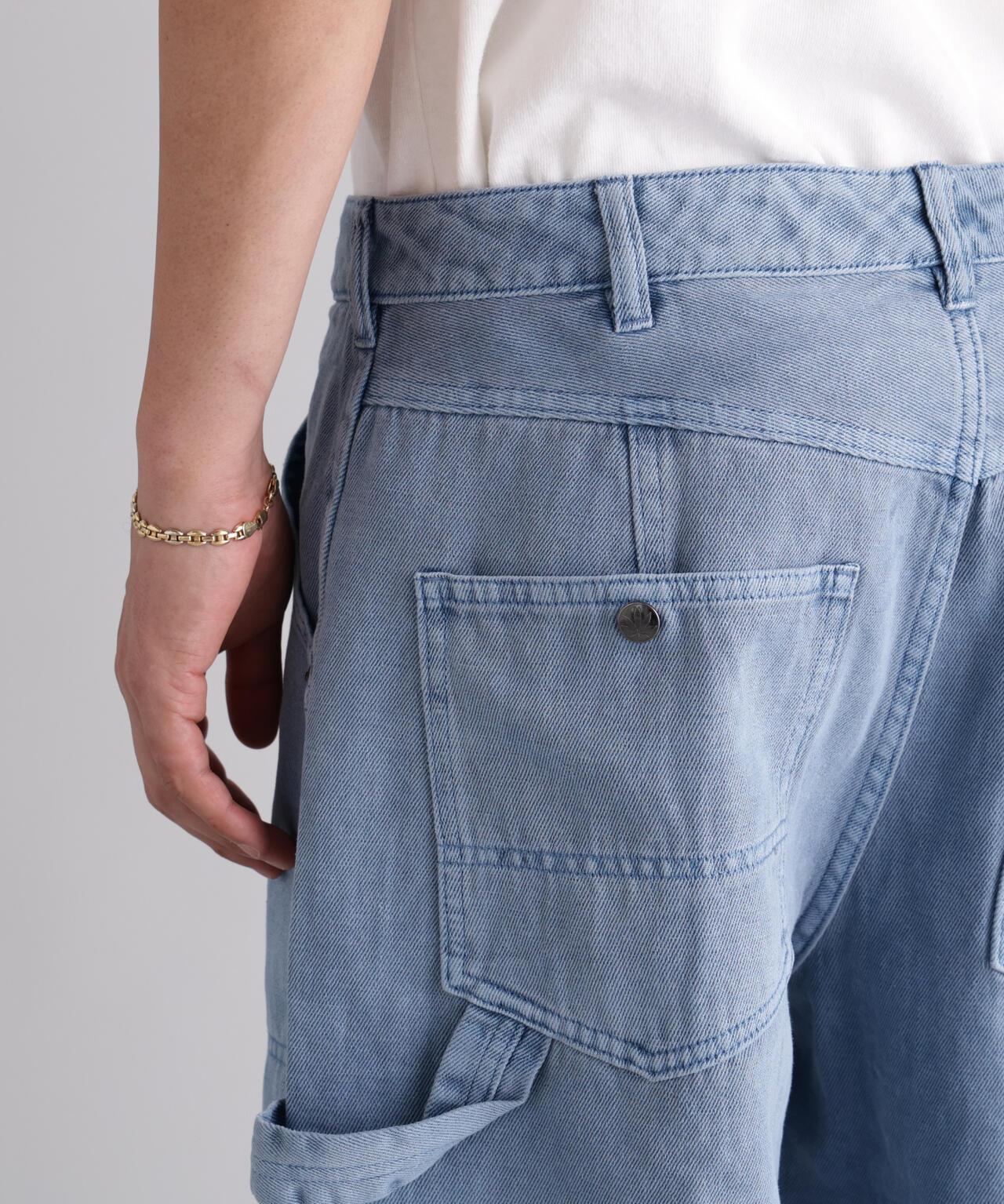 HEMP WASHED DOUBLE KNEE 褲子