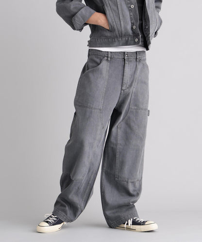 HEMP WASHED DOUBLE KNEE 褲子