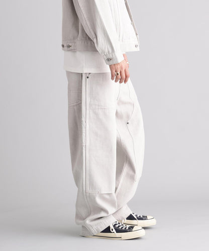HEMP WASHED DOUBLE KNEE 褲子