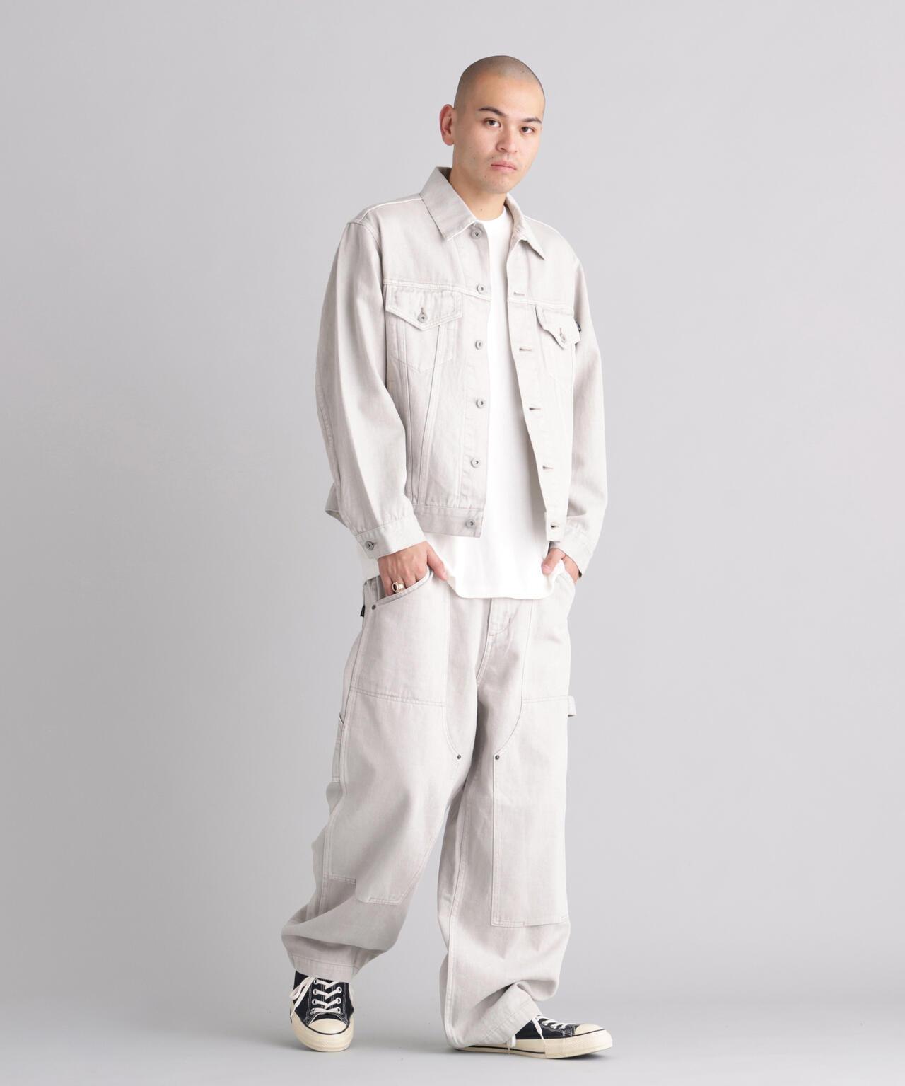 HEMP WASHED DOUBLE KNEE 褲子