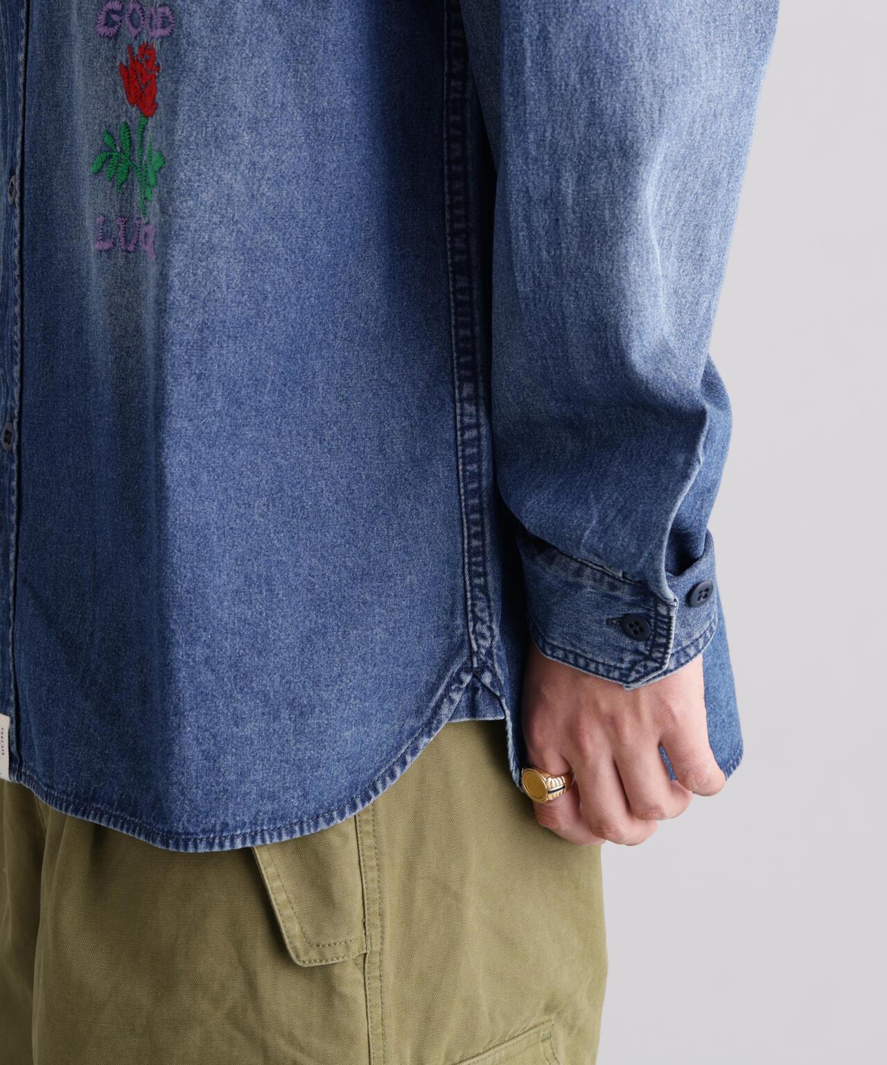MANASTASH/マナスタッシュ 刺繡襯衫
