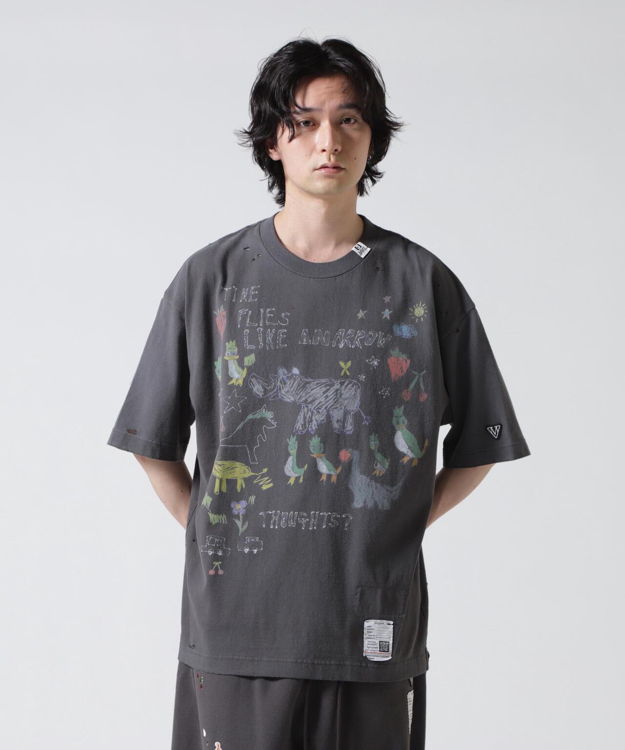 Maison MIHARAYASUHIRO メゾン ミハラヤスヒロ 塗鴉圖案 KIDS DOODLE TEE 兒童T恤