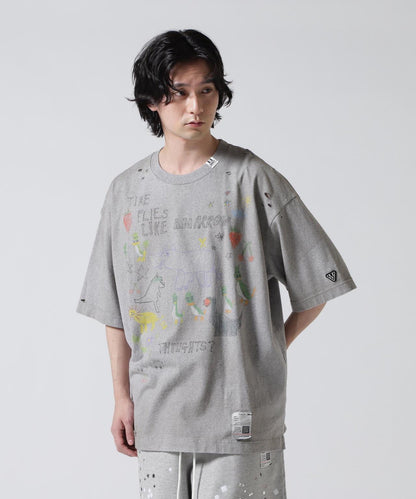 Maison MIHARAYASUHIRO メゾン ミハラヤスヒロ 塗鴉圖案 KIDS DOODLE TEE 兒童T恤