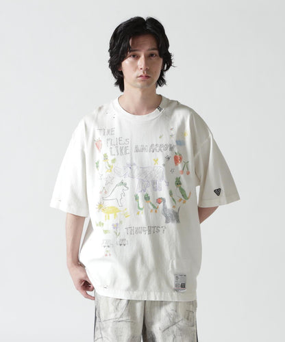 Maison MIHARAYASUHIRO メゾン ミハラヤスヒロ 塗鴉圖案 KIDS DOODLE TEE 兒童T恤