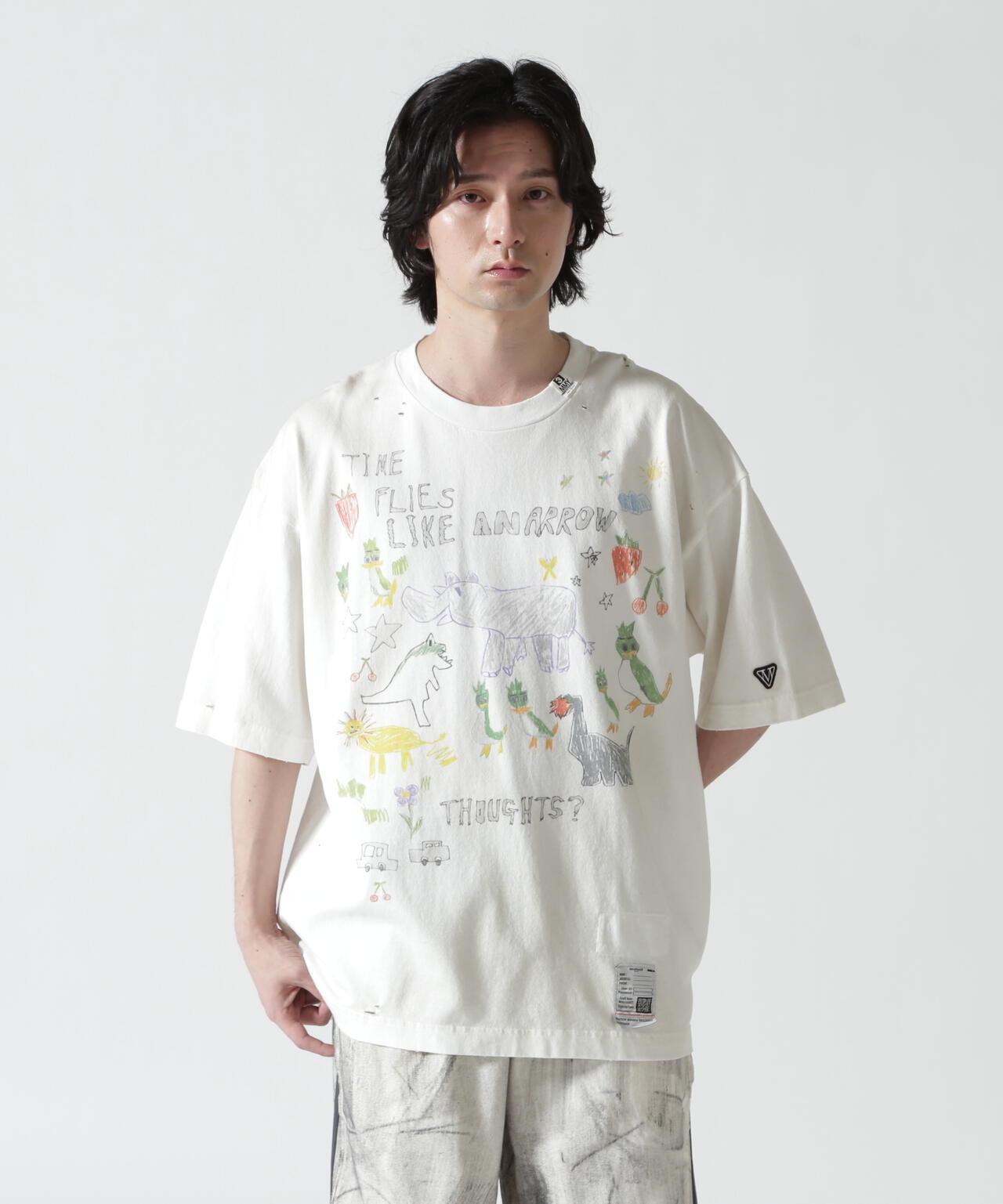 Maison MIHARAYASUHIRO メゾン ミハラヤスヒロ 塗鴉圖案 KIDS DOODLE TEE 兒童T恤