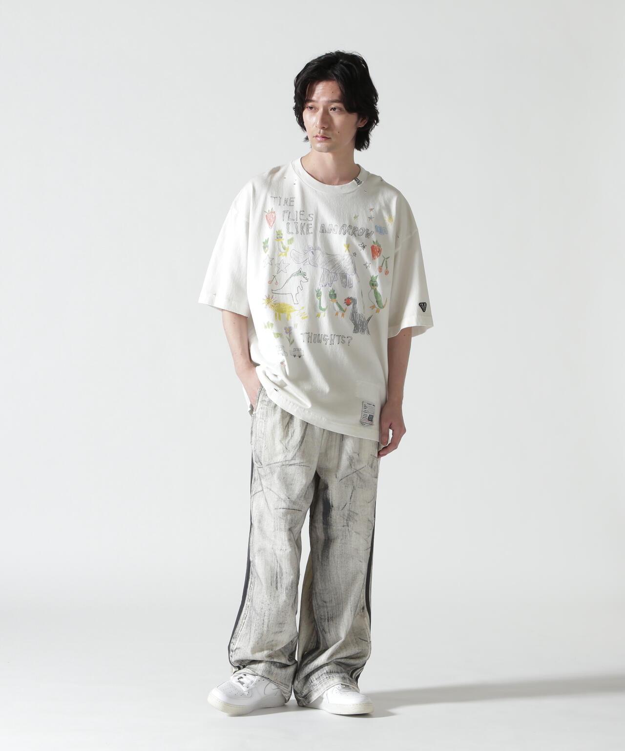 Maison MIHARAYASUHIRO メゾン ミハラヤスヒロ 塗鴉圖案 KIDS DOODLE TEE 兒童T恤